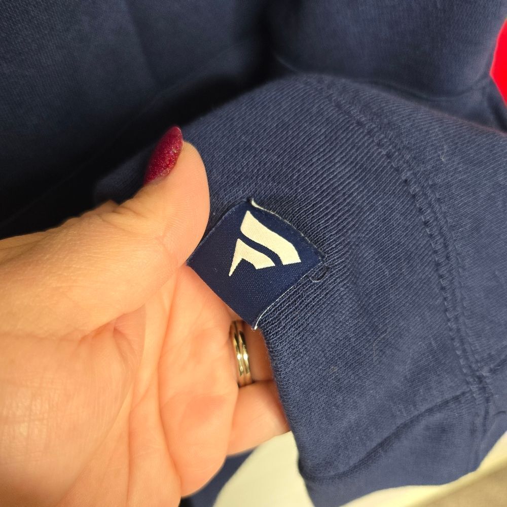 Fanatics Blue, Red and White New England Patriots Hoodie - Picture 5 of 7